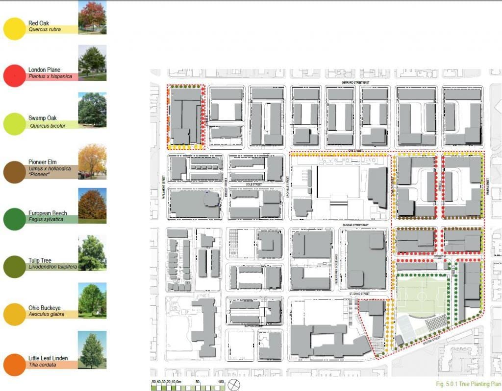 Žemėlapis Atgaivinimo planą, Regent Park Torontas 3 etapas