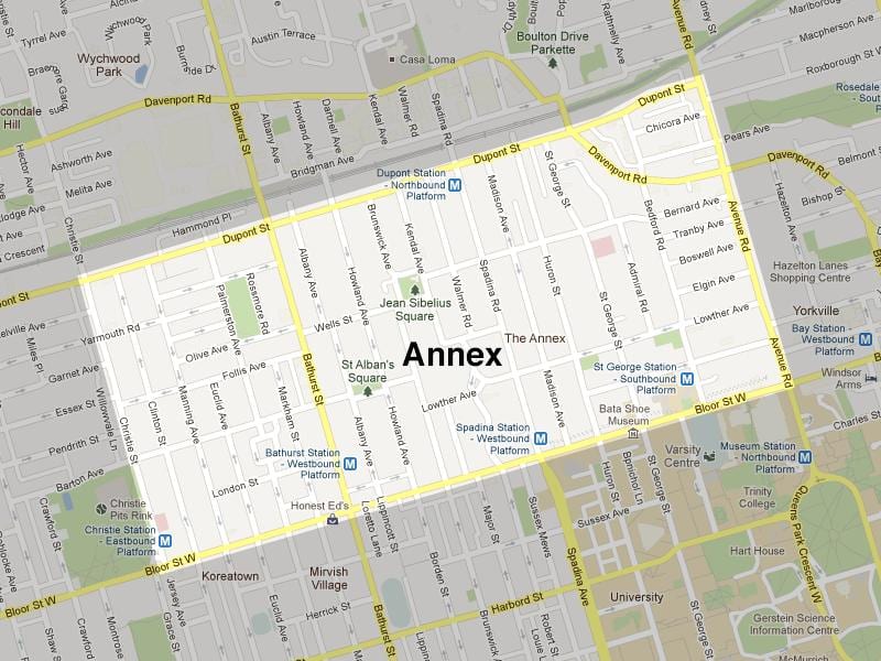 Žemėlapis Priedas Toronto