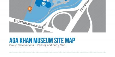 Žemėlapis Aga Khan muziejus