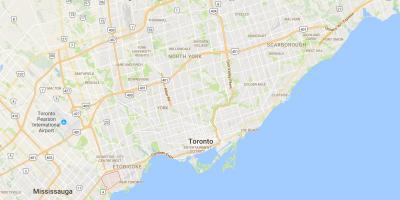 Žemėlapis Alderwood Parkviewdistrict Toronto