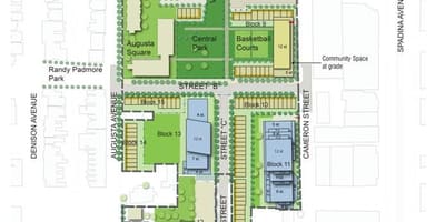 Žemėlapis Alexandra park aktyvavimas Toronto