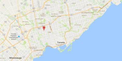 Žemėlapis Amesbury rajono Toronto