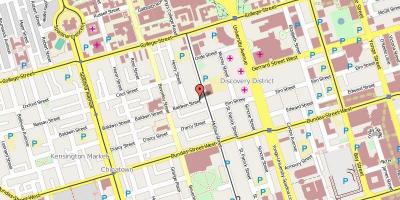 Žemėlapis Baldwin Kaimas, Toronto