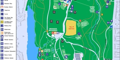 Žemėlapis Didelis parkas legenda Toronto