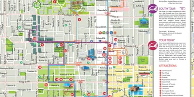 Žemėlapis Ekologinio kabina, turai Toronto