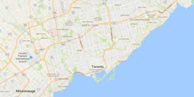 Žemėlapis Humbermede rajono Toronto