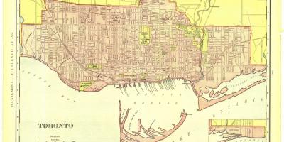 Žemėlapis istorinę Toronto