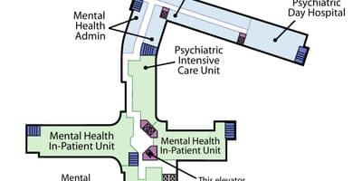 Žemėlapis Juozapo Sveikatos centre Toronto lygis 7