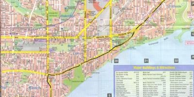 Žemėlapis Kingston kelių Ontarion