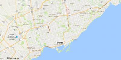 Žemėlapis Malonus Vaizdas rajono Toronto