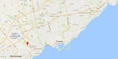 Žemėlapis Markland Medienos rajono Toronto