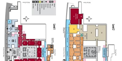 Žemėlapis Meno Galerijos Ontarijas lygis 2