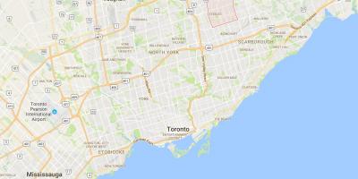 Žemėlapis Milliken rajono Toronto