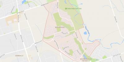Žemėlapis Morningside Heights kaimynystės Toronto