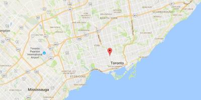 Žemėlapis Priede rajono Toronto