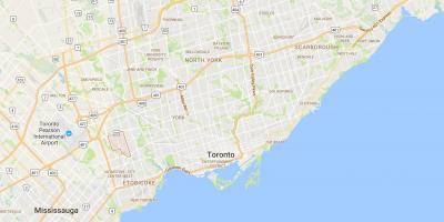 Žemėlapis Princesė Sodai rajono Toronto