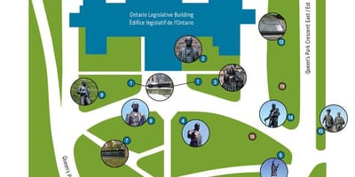 Žemėlapis Karalienės Parkas Toronto