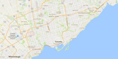 Žemėlapis Richview rajono Toronto