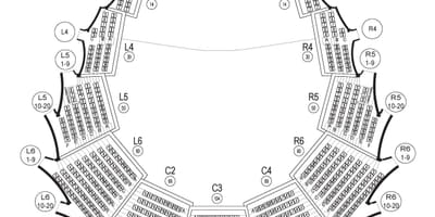 Žemėlapis Roy Thomson Hall " mezzanine