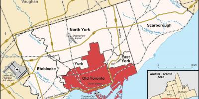 Žemėlapis Senas Toronto