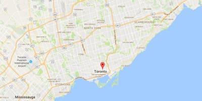 Žemėlapis Sodo Rajono Toronto