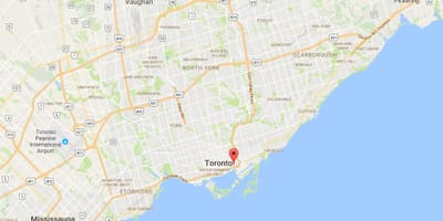 Žemėlapis Varykla Rajono apylinkės Toronto