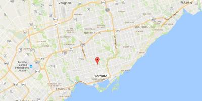 Žemėlapis Summerhill rajono Toronto