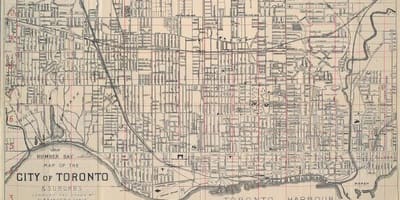 Žemėlapis Toronto 1902