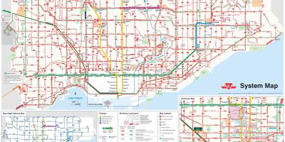 Žemėlapis Toronto City