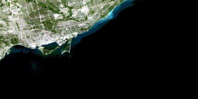 Žemėlapis Toronto palydovinių