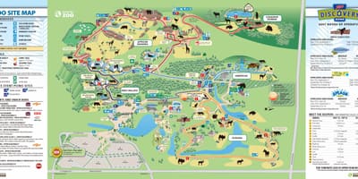 Žemėlapis Toronto zoologijos sode