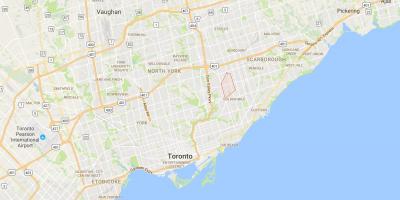 Žemėlapis Wexford rajone Toronto